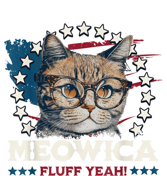 Meowica Fluff Yeah Funny Patriotic Cat 4th of July  Wo Daily Commute Backpack