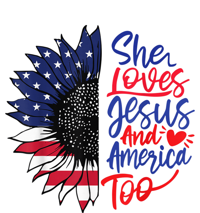 She Loves Jesus And America Too USA-Made Doggie Bandana