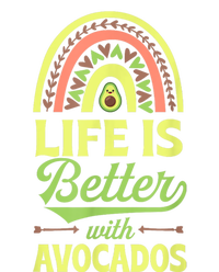 Life Is Better With Avocados Bohemian Rainbow Trendy Boho Kids Long Sleeve Shirt