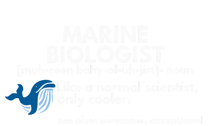 Marine Biologist Definition Funny Science 16 in Basic Backpack