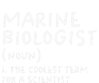 Marine Biologist Definition Funny Scientist Science Teacher T-Shirt