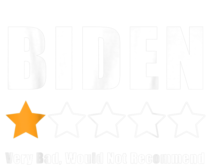 Funny Anti Biden Pro Trump 1 Star Rating Election Vote 2024 T-Shirt