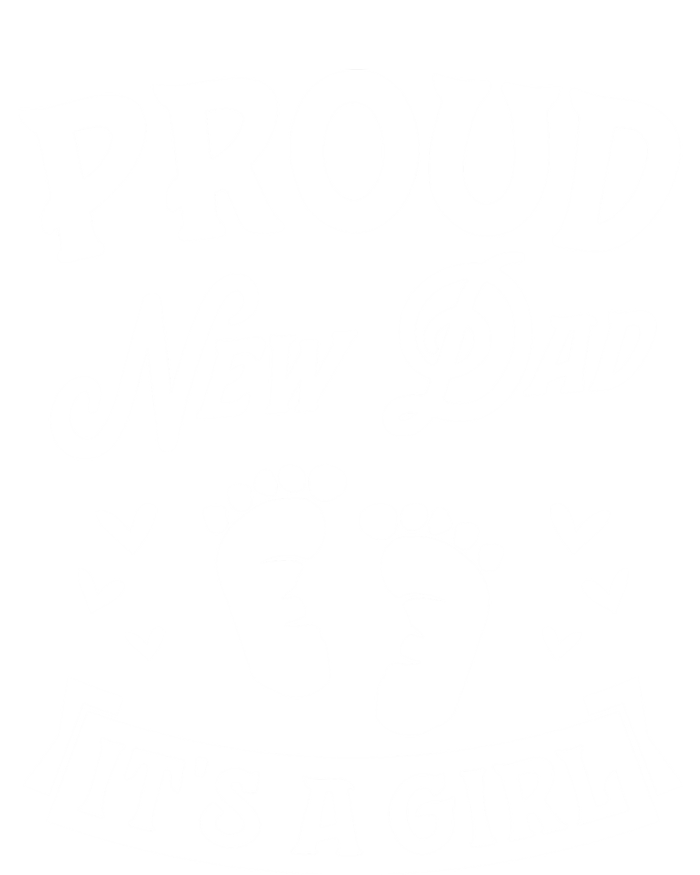 Proud New Dad Its A Footprints Reveal Announcet Gift Infant Baby Jersey Bodysuit