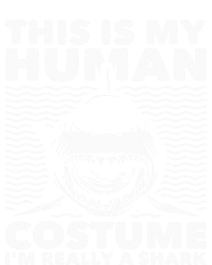 This Is My Human Costume Shark Lovers Marine Biologist Long Sleeve Shirt