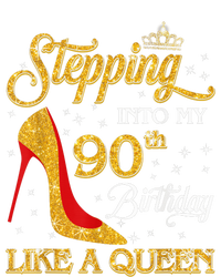 Stepping Into My 90th Birthday Like A Queen Bday Gift Wo Performance Sprint T-Shirt