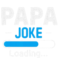 Funny Papa Joke Loading Daddy Fathers Day Humor Grandpa V-Neck T-Shirt