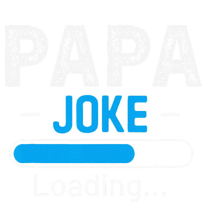 Funny Papa Joke Loading Daddy Fathers Day Humor Grandpa V-Neck T-Shirt