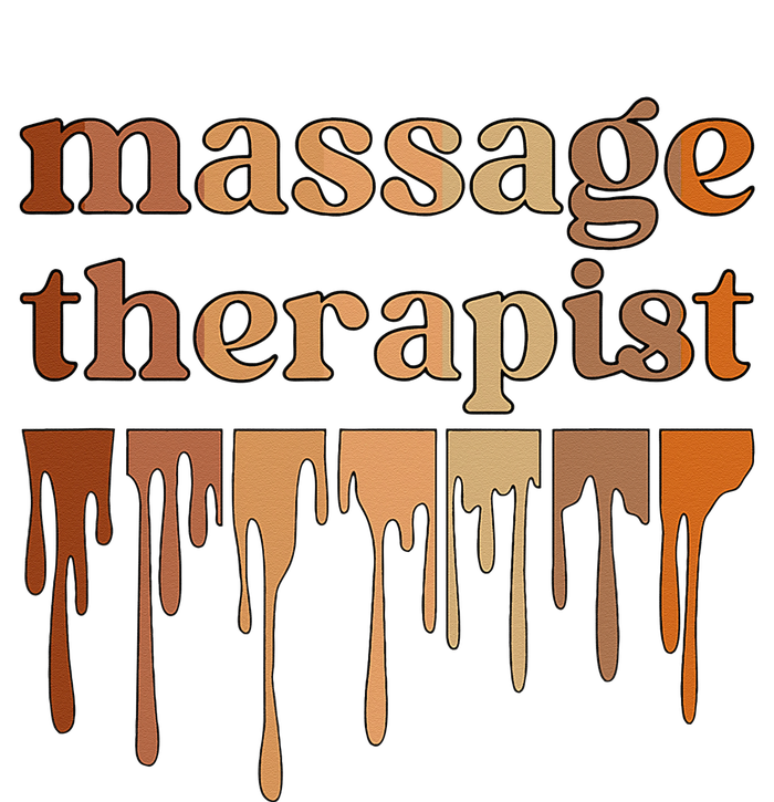 Black Massage Therapist African American Massage Therapy T-Shirt