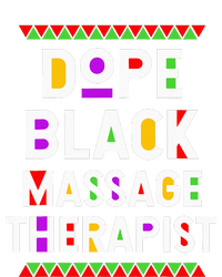 Dope Black Massage Therapist African American Job Proud Women's Racerback Tank