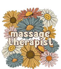 Groovy Massage Therapist Flowers Massage Therapy T-Shirt