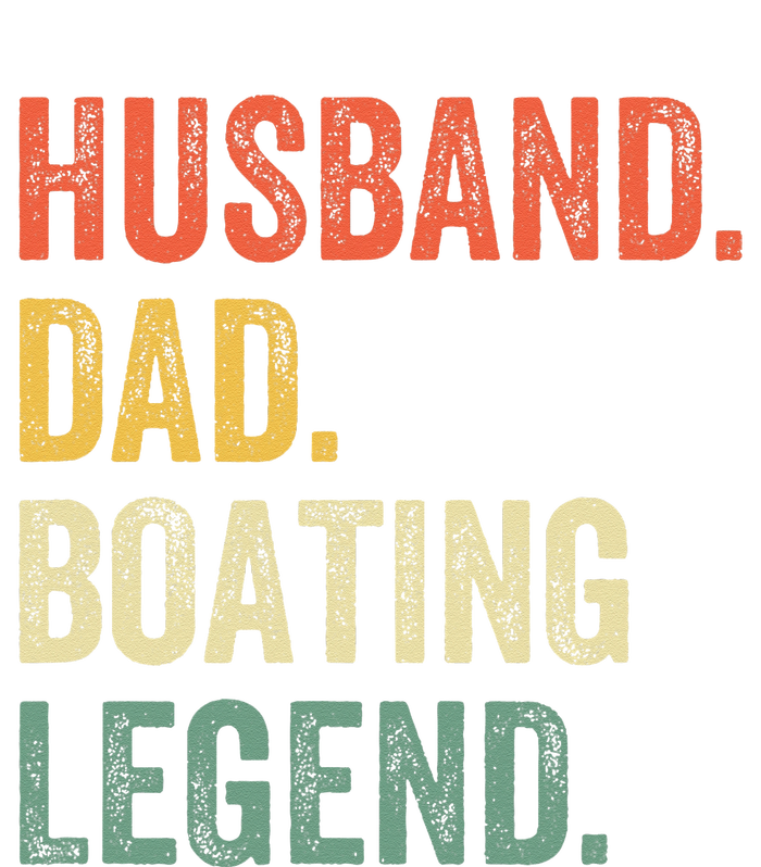 Husband Dad Boating Legend Funny Sail Boat Captain Father T-Shirt