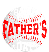 Retro Fathers Day Baseball Dad Papa Grandpa From Son Gift Short Acrylic Beanie