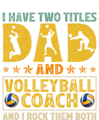 Retro I Have Two Titles Dad And Volleyball Coach Fathers Day Cute Gift Kids Long Sleeve Shirt