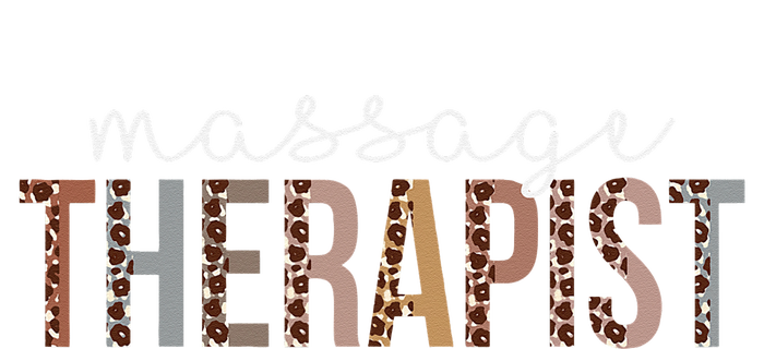 Leopard Massage Therapist Appreciation healthcare workers Kids Long Sleeve Shirt