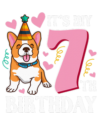 Its My 7th Birthday Dog Theme Bday Party Celebration Kids Long Sleeve Shirt