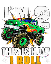 Kids Im 2 This Is How I Roll Monster Truck 2nd Birthday T-Shirt