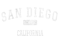 San Diego California CA Vintage Women's Perfect Tri Tunic Long Sleeve Shirt