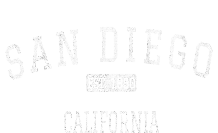 San Diego California CA Vintage Women's Perfect Tri Tunic Long Sleeve Shirt