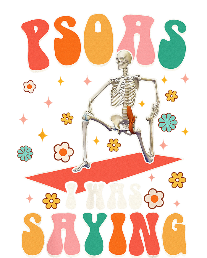 Psoas I Was Saying Funny Skeleton Massage Therapist Groovy Kids Hoodie