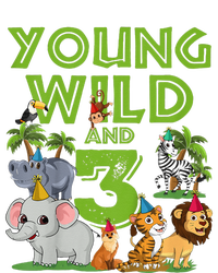 Kids I´m Wild And Three 3 Birthday 3 Year Old Birthday T-Shirt