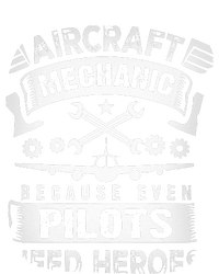 Airplane Mechanic Funny Aviation Technician 7-Panel Snapback Hat