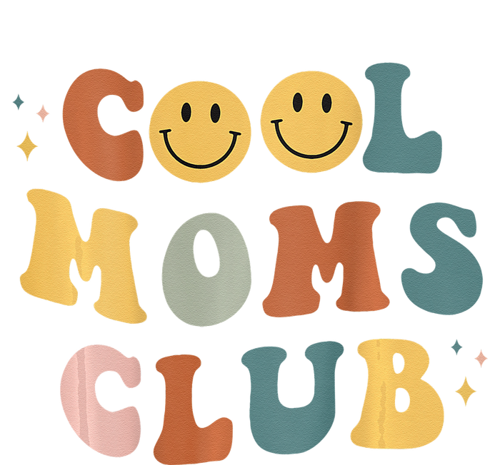 Cool Moms Club ON BACK Print T-Shirt