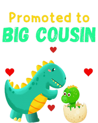 Promoted To Big Cousin Dinosaur I Love U Baby Kiss T-Shirt