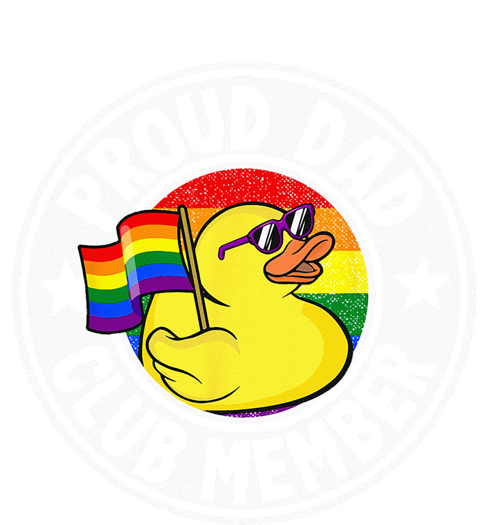 Proud Dad Club Member Rubber Duck Rainbow Gay Lesbian LGBT Women's Strappy Tank