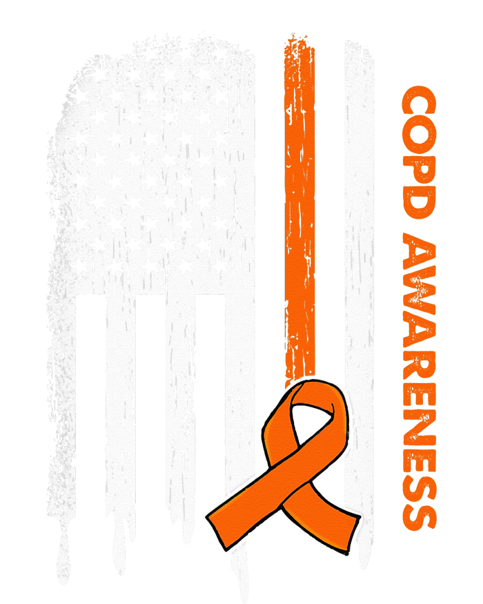 USA Flag Orange Ribbon COPD Awareness Mesh Reversible Basketball Jersey Tank