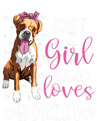 Boxer Just A Girl Who Loves Boxers Dogs Lover Girl Gift Tank Top