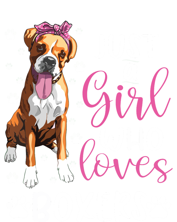 Boxer Just A Girl Who Loves Boxers Dogs Lover Girl Gift Tank Top