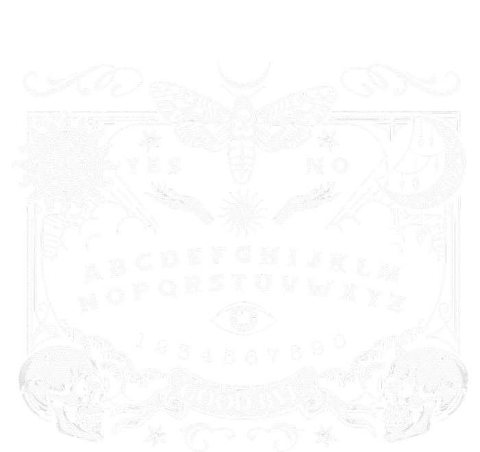 Ouija Spirit Board Gothic Witchcraft Occult Halloween Rib Toddler Long Sleeve Shirt