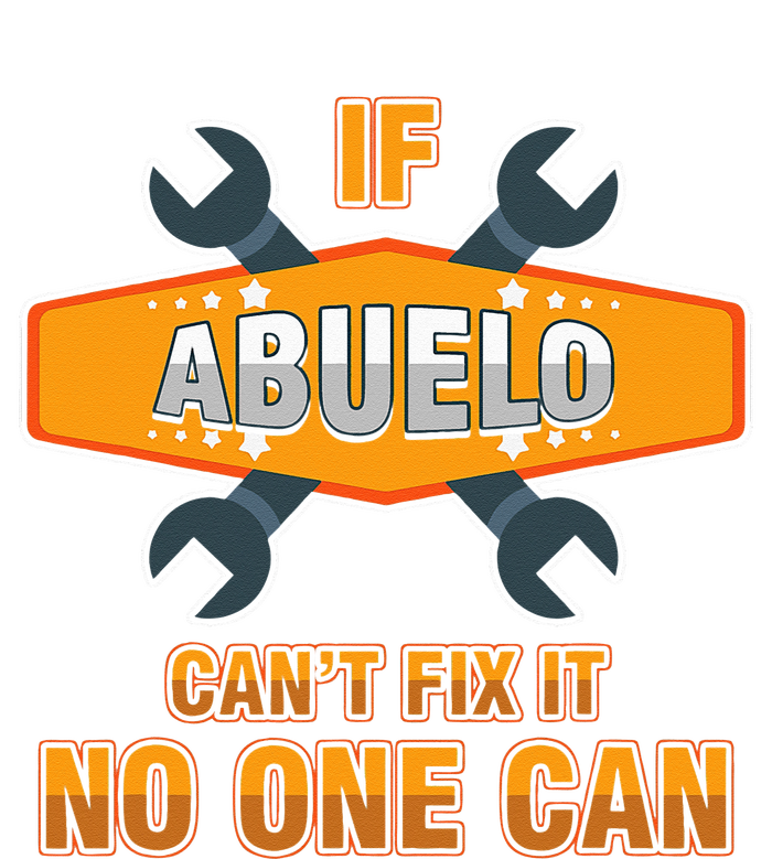 Mechanic Grandpa If Abuelo Can't Fix It No One Can Handyman Women's Racerback Tank