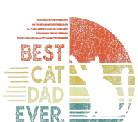 Funny Cat Daddy Fathers Day Cat Best Cat Dad Ever Women's V-Neck T-Shirt