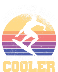 Surfing Dad Like A Normal Dad But Cooler Fathers Day Surfer Funny Gift Kids Hoodie