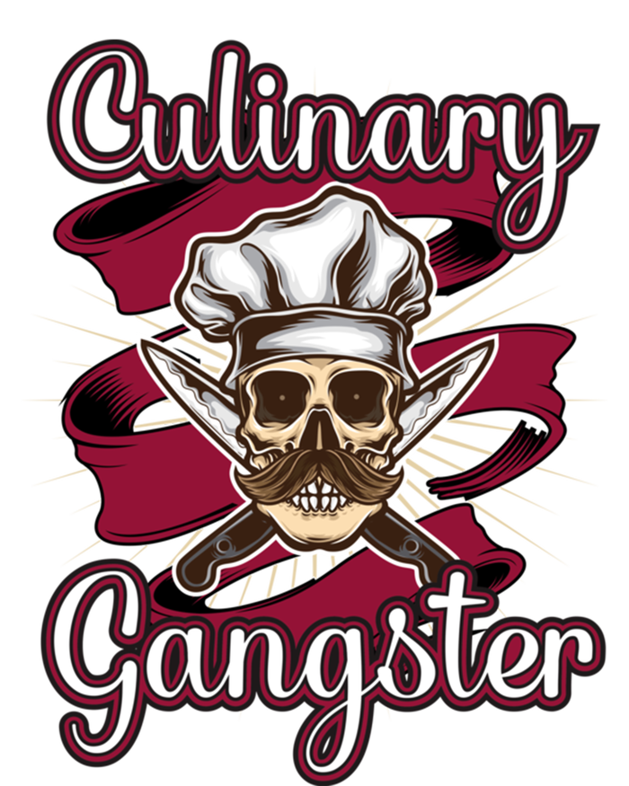 Culinary Gangster Funny Restaurant Cook Chef Gift Tie-Dye T-Shirt