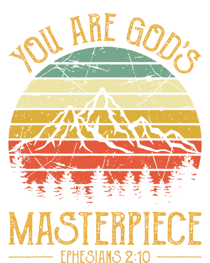 You Are Gods Masterpiece Kids Christian Women's Tri-Blend 3/4-Sleeve Raglan Shirt