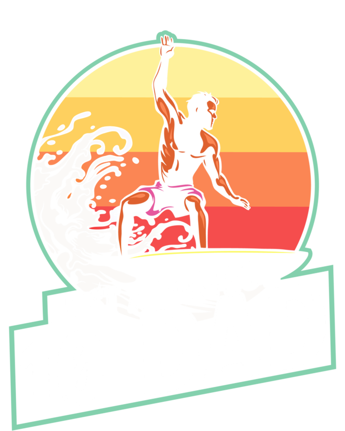 Surfing Gift For Dad Fathers Day Gift For Surfer Perfect 10 Meaningful Gift Women's Tri-Blend 3/4-Sleeve Raglan Shirt