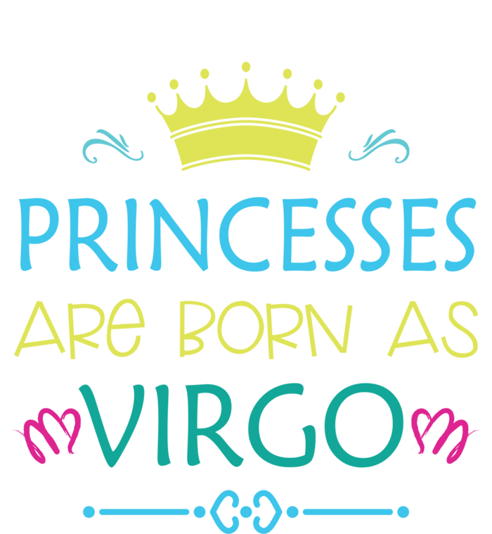 Princess Are Born As Virgo Best Gift For Virgo Gift Striped Beanie with Solid Band