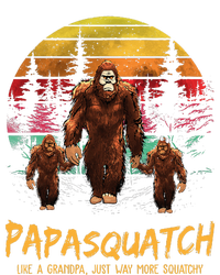 Retro Papa Squatch Like A Grandpa Funny Bigfoot Sasquatch Premium T-Shirt