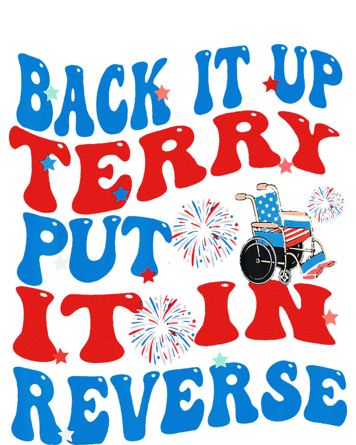 Groovy Back It Up Terry Put It In Reverse 4th Of July Funny Kids Tie-Dye T-Shirt