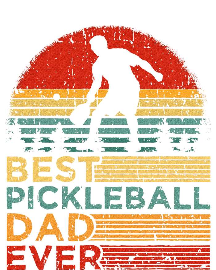 Best Pickleball Dad Ever Vintage Pickleball Father's Day T-Shirt