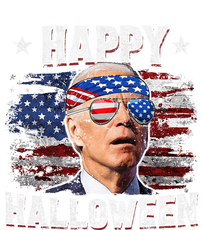 Joe Biden 4th Of July Happy Halloween US American Flag Toddler Fine Jersey T-Shirt