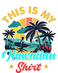 This Is My Hawaiian Beach Vacation Surf Surfing Palm Tree Dry Zone Grid Polo