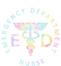 Emergency Nurse ED Nurse ER Emergency Department Nur Tie Dye Women's Flannel Pajama Set