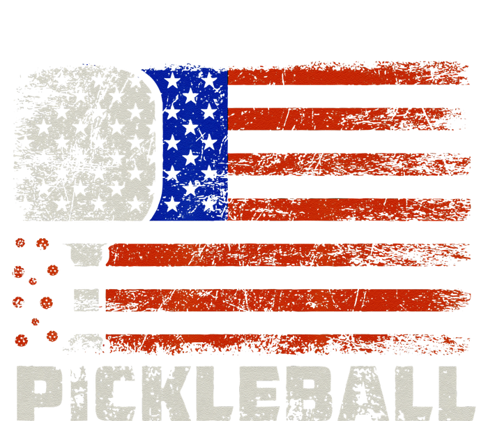 Pickleball USA Flag US Player Paddleball Flexfit Unipanel Trucker Cap