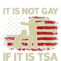 USA Flag Vintage It Is Not Gay If It Is TSA Security T-Shirt