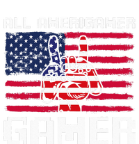 4th Of July All American Gamer Flag Merica PosiCharge RacerMesh Polo