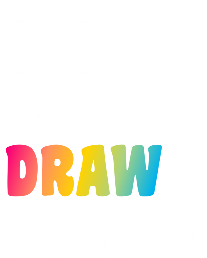 Eat Sleep Draw Repeat Art Funny Artist Creative Drawing Gift Cool Gift Full Zip Hoodie