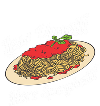 Less Upsetti More Spaghetti Funny Spaghetti Pasta Gift Cute Gift Women's Racerback Tank